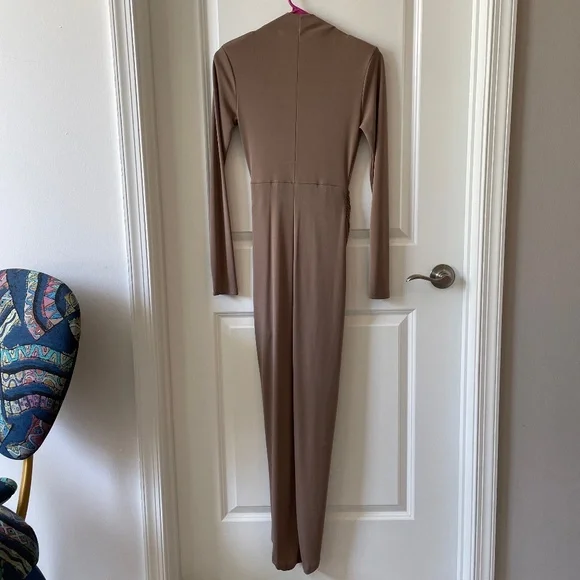 Mustard Seed Taupe High-low Dress - Picture 2 of 2